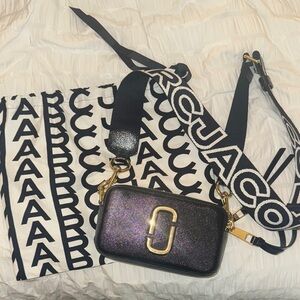Marc Jacobs Black Snapshot Crossbody Bag